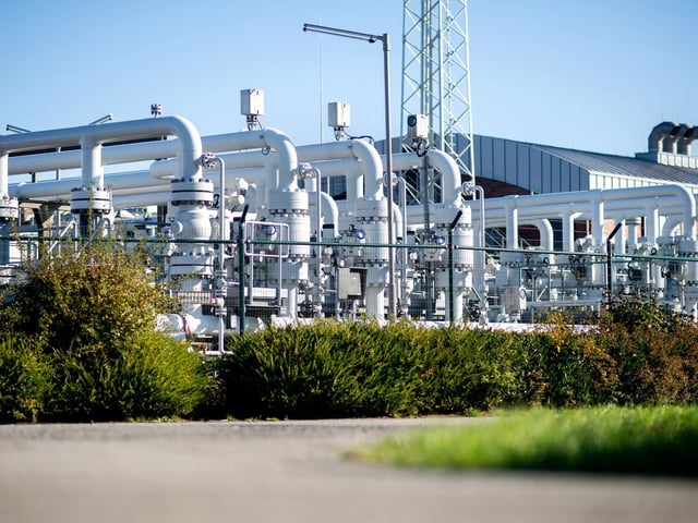 Gasspeicher im niedersächsischen Elsfleth.