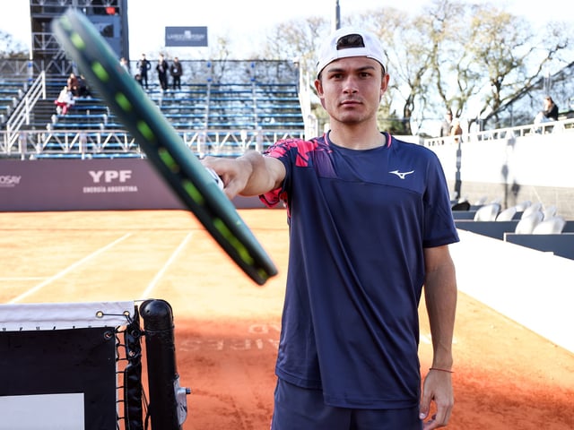 Alex Barrena Challenger de Buenos Aires 2025 Foto: Gonzalo Collini