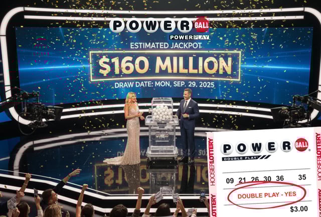 El jackpot del Powerball pone a soñar a millones. Descubre si hubo ganador en el sorteo del 29 de septiembre de 2025 y revisa los números oficiales publicados. | Crédito: Imagen referencial generada con Gemini AI / Composición Mag