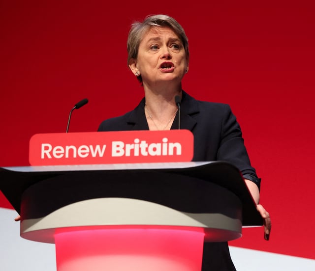 Yvette Cooper said that the “intolerable suffering must end for children facing starvation” in Gaza