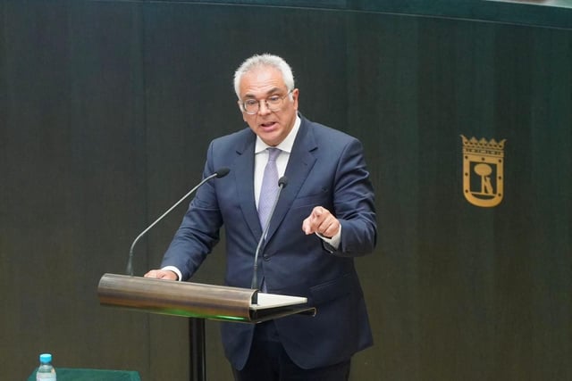 El portavoz del Grupo Municipal del PP en el Ayuntamiento de Madrid, Carlos Izquierdo.