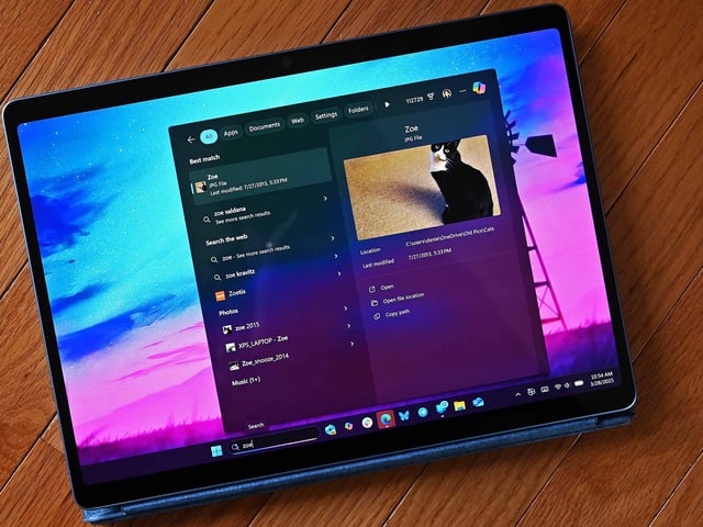 Semantic Search coming to Windows 11.