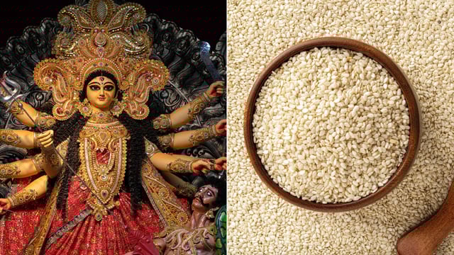 Day 9 of Navratri is dedicated to Goddess Siddhidatri and offering til is considered auspicious