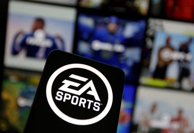 EA (Eletronic Arts) Sports logo is seen in this illustration, August 10, 2022. REUTERS/Dado Ruvic/Illustration/File Photo