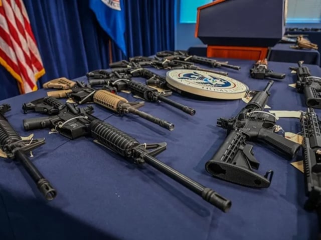 Armas incautadas en Florida