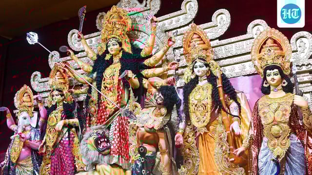 Navratri 2025 Day 9: On Day 9 of the auspicious Hindu festival of Navaratri this year, devotees of Maa Durga will worship Maa Mahagauri. (Photo by Sunil Ghosh / Hindustan Times)