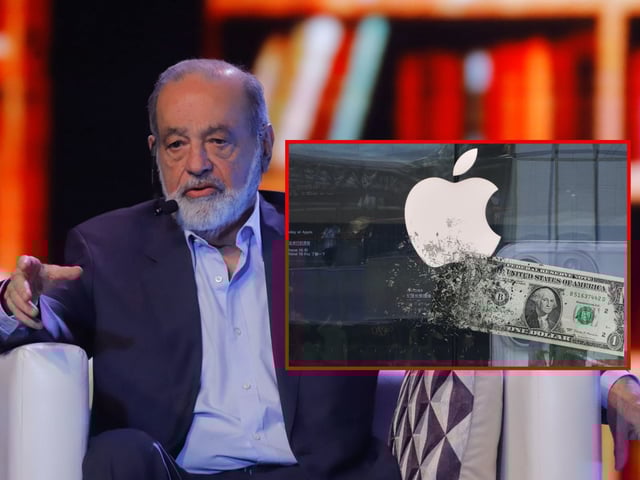 Carlos Slim confiesa su mayor error con acciones de Apple y Amazon. | Crédito: Banco digital GH/AP