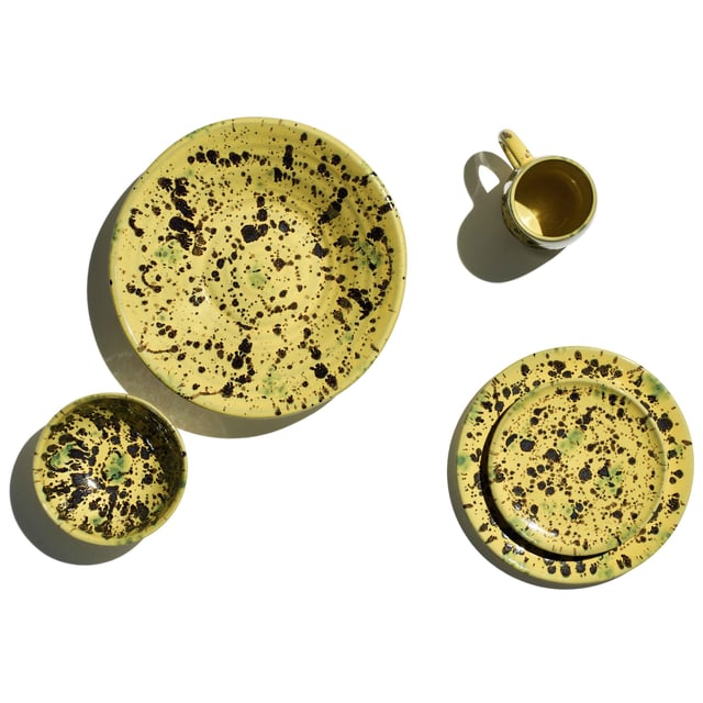 Plates by Sterling Ruby for Zara's 50th anniversary celebration