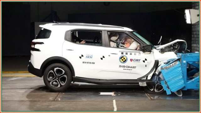 Citroen Aircross Crash Test | Image: Bharat NCAP