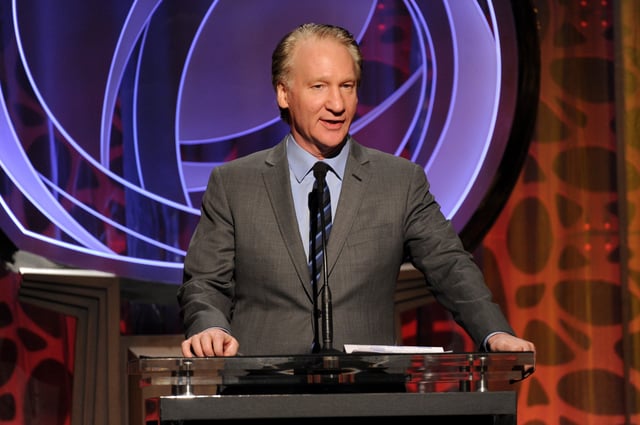 Bill Maher speaks on stage at the 2014 Television Academy Hall of Fame on Tuesday, March 11, 2014, at the Beverly Wilshire in Beverly Hills, California.