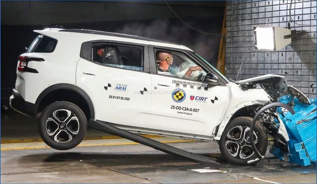 Citroen Aircross Scores 5 Star Bharat NCAP