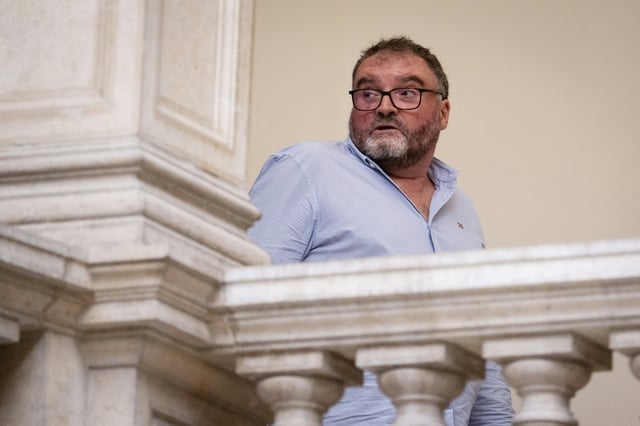 Frédéric Péchier à la cour d'assises du Doubs, à Besançon, le 8 septembre 2025