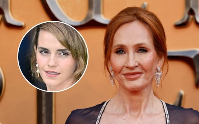 J.K. Rowling criticó con fuerza a Emma Watson tras las recientes declaraciones de la actriz, quien dijo que aún aprecia a la autora pese a sus diferencias. (Foto: Tolga Akmen / AFP)