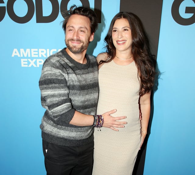 Kieran Culkin and Jazz Charton on Sept. 28, 2025 in New York City.
