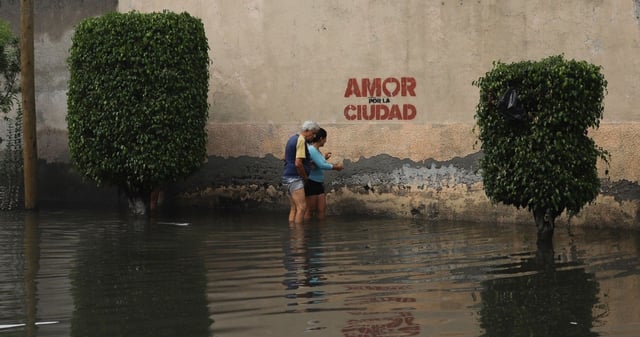 El Gobierno federal destacó que las lluvias registradas el sábado en el Valle de México fueron las más intensas del año. Foto. Daniel Augusto, Cuartoscuro