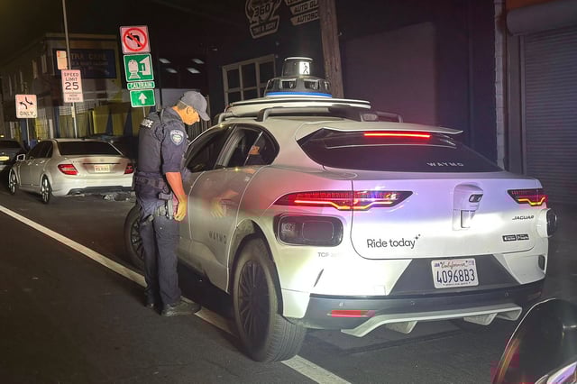 San Bruno police pulled over a driverless Waymo car this weekend, they said.