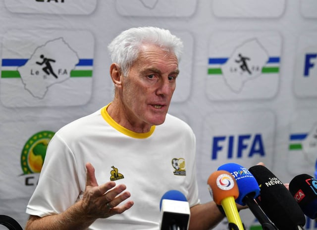 Hugo Broos' Bafana have dropped to second place in World Cup qualifying Group C. Picture: Phakamisa Lensman/BackpagePix