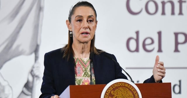 Sheinbaum confirmó que hay un acuerdo con EU para enfrentar el tráfico de armas desde el norte. Foto: Mario Jasso, Cuartoscuro