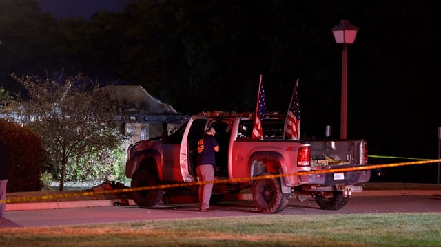 Pickup truck used in deadly attack in Michigan's Grand Blanc Township