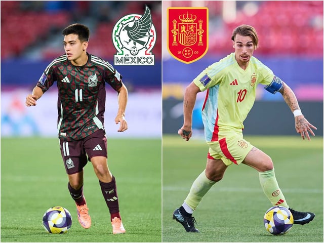 Gilberto Mora de México e Iker Bravo de España.