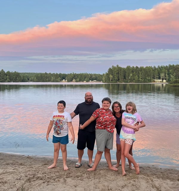 Brittany Slawter and her family.