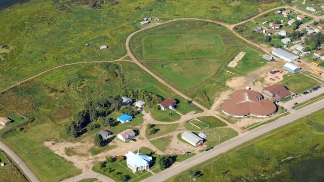 The residential school closed in the mid 1970s. The site is now surrounded by the village's elementary school and high school. 