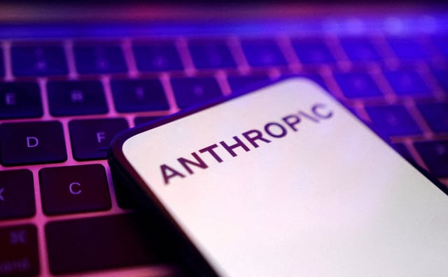 Anthropic logo is seen in this illustration created on May 20, 2024. REUTERS/Dado Ruvic/Illustration/File Photo
