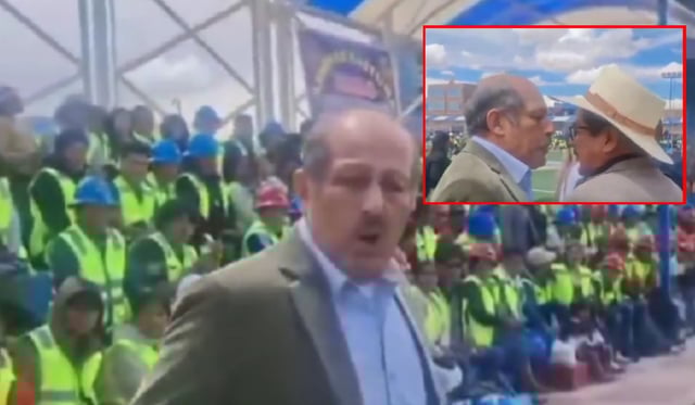 Congresista Héctor Valer escupe e insulta a periodista de Puno que lo increpó por terruquear a manifestantes