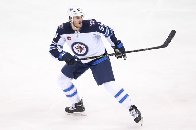 Dylan Samberg, Winnipeg Jets (Jess Starr/The Hockey Writers)