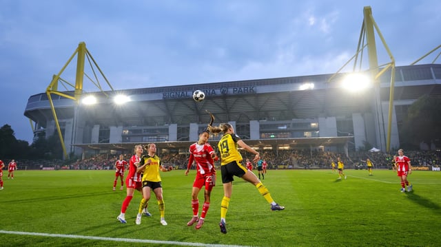 Das Spiel fand im Stadion Rote Erde statt