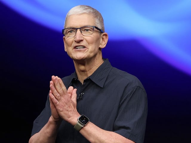 Tim Cook at an Apple event