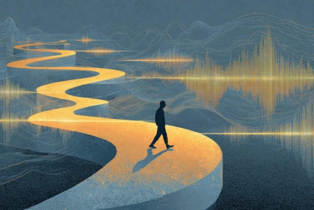 This finding suggests that neural responses may be particularly sensitive to auditory input from the periphery when people are walking. Credit: Neuroscience News