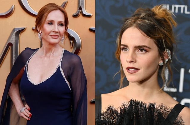 J.K. Rowling se enfrenta a Emma Watson y la califica como “una ignorante”. (Foto: AFP)