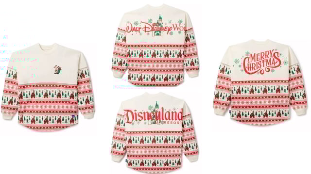 Santa Mickey Mouse Fair Isle Spirit Jerseys