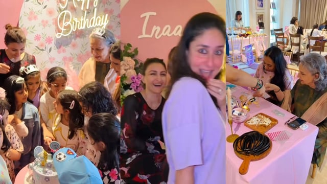 Soha Ali Khan shares glimpses from Inaaya's 8th birthday celebration
