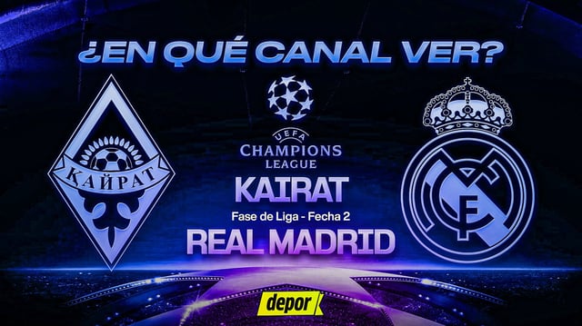 Dónde ver Real Madrid vs. Kairat EN VIVO: qué canales televisan la Champions League