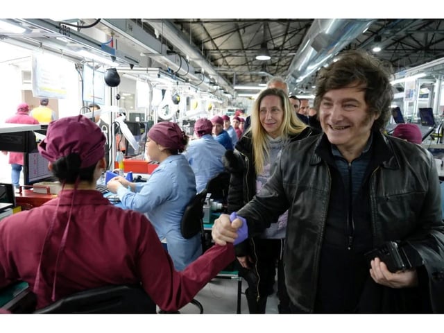 Javier Milei en Ushuaia