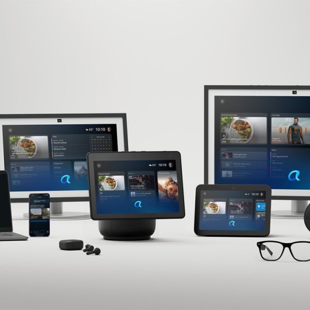 A collection of Amazon devices
