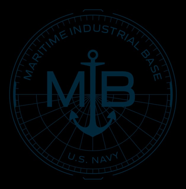 Logo for the Naval Sea Systems Command's Maritime Industrial Base (MIB) Program office. (Image: U.S. Navy)