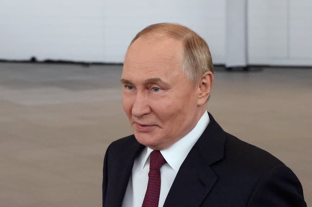 Russia's President Vladimir Putin attends the World Atomic Week international forum, an event dedicated to the global nuclear industry and related sectors, in Moscow, Russia, September 25, 2025. REUTERS/Evgenia Novozhenina/Pool