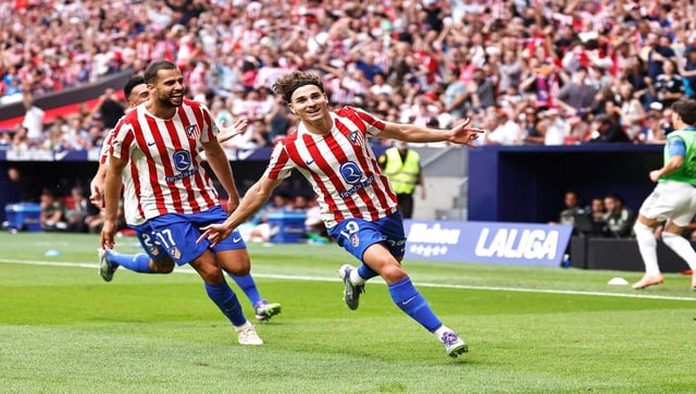 Julián Álvarez quiere seguir su racha goleadora en el duelo Atlético de Madrid vs Frankfurt (Crédito: Alamy Stock Photo).