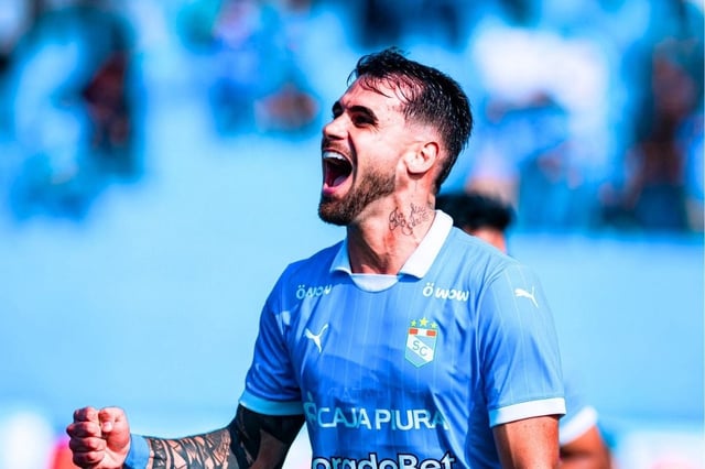 Felipe Vizeu anotó dos goles ante Ayacucho FC (Foto @ClubSCristal)