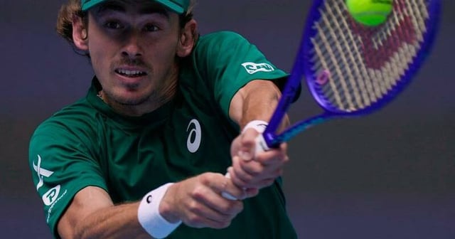 Alex de Minaur has set up a semi-final clash with Jannik Sinner at the China Open. Photo: AP PHOTO
