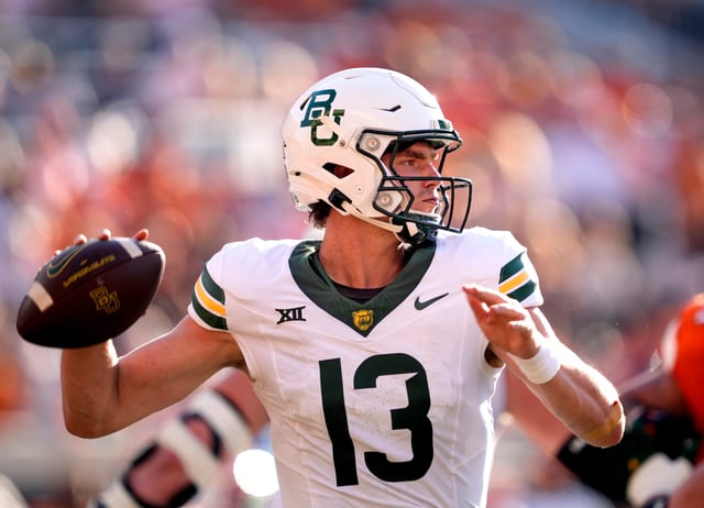 Will Sawyer Robertson and Baylor beat Kansas State on Saturday? Big 12 football predictions, picks, odds preview the college football Week 6 game on Oct. 4, 2025.