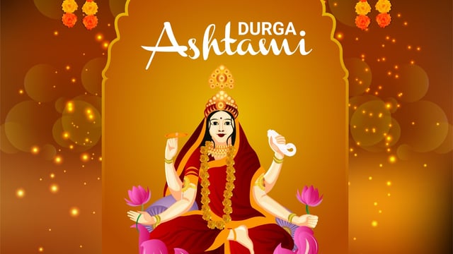 Happy Durga Ashtami 2025: 100 Wishes, Quotes, Greetings, Messages, WhatsApp Status & Images To Share On Maha Ashtami and Kanjak Puja