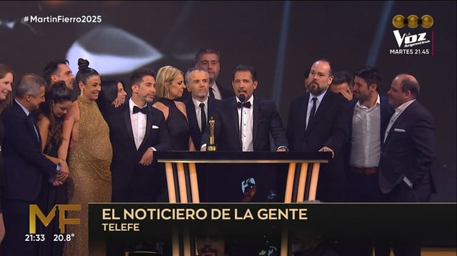 Martín Fierro 2025 a la TV: uno por uno, todos los ganadores