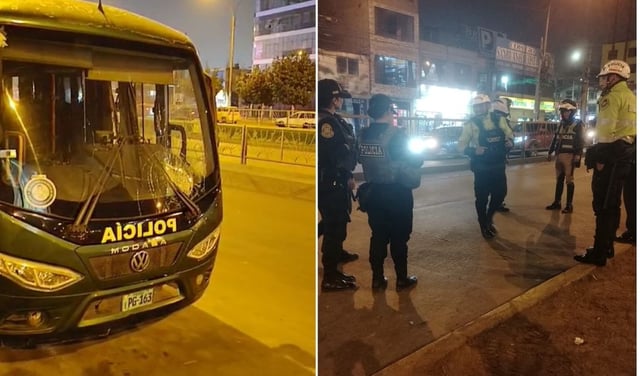 Bus de la PNP atropella a adulto mayor en vía exclusiva del Metropolitano en Independencia