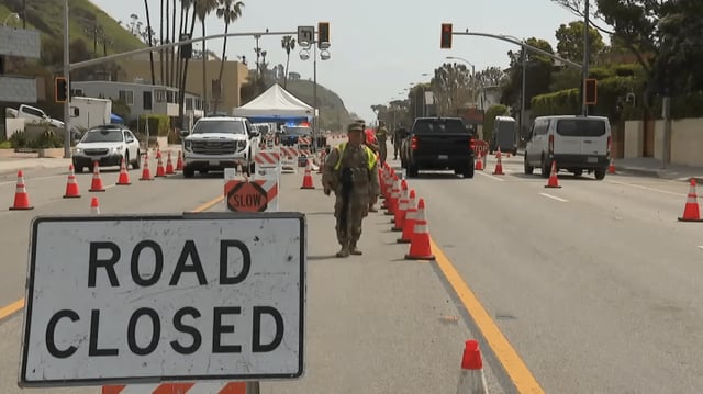 A portion of Pacific Coast Highway to Malibu remains closed after the Palisades Fire.