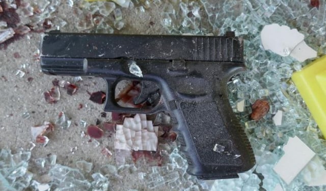 Hemet police found this airsoft pistol close to the body of Jimmy Lopez, according to a California Department of Justice report on its investigation into the shooting that happened on July 4, 2024. (Courtesy of California Department of Justice)