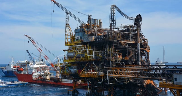 Plataforma Petrolera de Pemex. Foto: Pemex